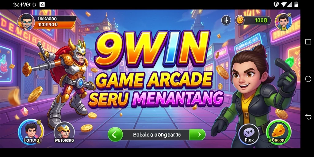 Tampilan gameplay 9WIN dengan aksi seru yang menantang.