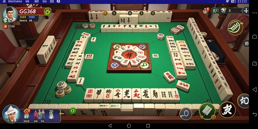 Tampilan gameplay seru permainan Mahjong di GG368.
