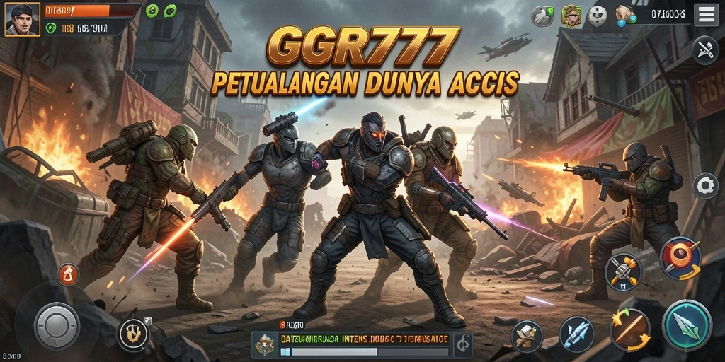 Tangkapan layar GGR777 menunjukkan aksi mendebarkan dalam pertempuran yang intens.