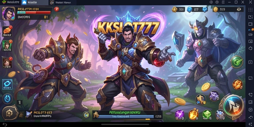 Tampilan gameplay KKSLOT777 yang seru dan penuh aksi.