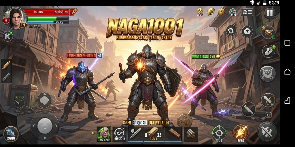 Tampilan gameplay <strong>NAGA1001</strong> dengan taktik yang mendalam dan strategi pertempuran.
