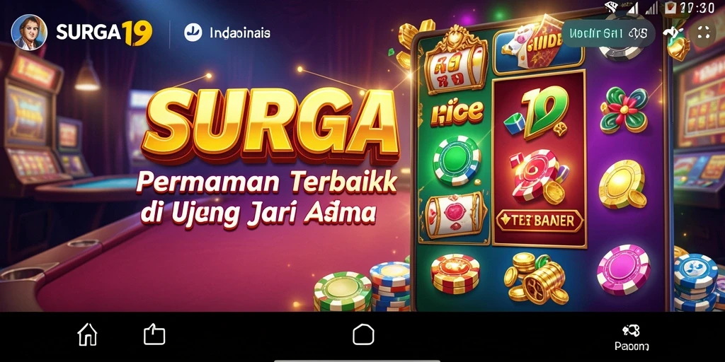 Tampilan menarik dari gameplay Kasino SURGA19 yang mendebarkan.
